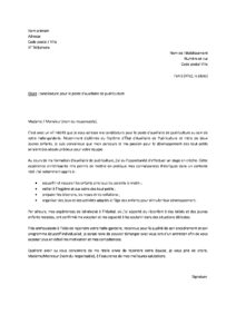 Lettre de motivation auxiliaire de puériculture sans expérience professionnelle pour candidater auprès d'une halte-garderie