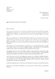 Lettre de motivation Parcoursup pour s’inscrire en BTS Communication pour devenir Community Manager