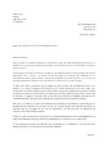 Lettre de motivation Parcoursup pour s’inscrire en BTS Comptabilité et Gestion pour être auditeur(trice) financier(ère)