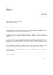 Lettre de déclaration de cambriolage dans appartement assurance habitation