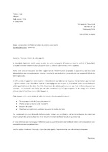 Lettre contestation indemnisation assurance auto cause mauvaise interprétation circonstances sinistre