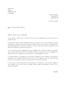 Lettre demande congé sabbatique pour se ressourcer prévenir épuisement professionnel burn-out