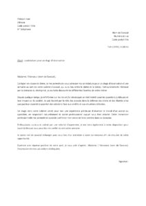 Lettre motivation stage d'observation de 3ème dans cabinet avocat