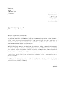 Lettre demande occuper de ses enfants