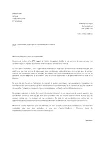 Lettre motivation assistante administrative débutante postulant candidature spontanée clinique