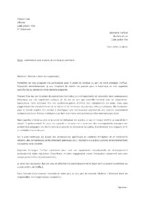 Lettre motivation vendeur expérimenté jardinerie travailler Truffaut candidature spontanée