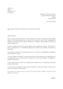 Lettre pour demander passer bac en session de remplacement suite décès parent