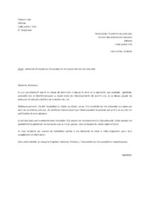 Lettre pour demander passer bac session de remplacement raison hospitalisation