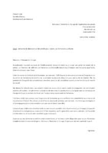 Lettre demande de libération conditionnelle suivre formation qualifiante