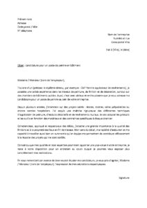 Lettre motivation ouvrier du bâtiment spécialisé peinture et finition