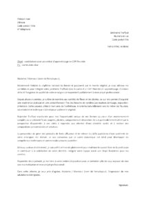 Lettre motivation pour CAP Fleuriste contrat d’apprentissage jardinerie Truffaut