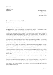 Lettre de motivation pour stage Bac pro ASSP dans maison retraite
