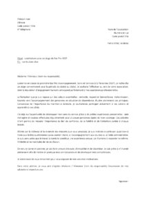 Lettre motivation Stage Bac pro ASSP association aide d'accompagnement domicile