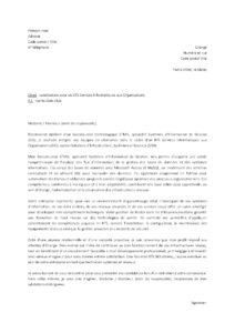 Lettre motivation pour BTS SIO en alternance chez Orange