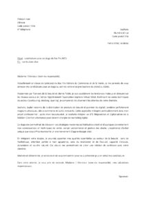 Lettre motivation pour stage Bac Pro MCV Sephora