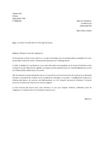 Lettre bureau trop éblouissant
