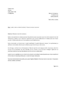 Lettre relance après entretien d'embauche pour emploi saisonnier serveur dans restaurant