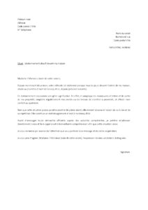 Lettre mise demeure voisin pour stationnement abusif devant maison depuis deux mois