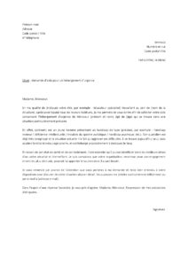 Lettre demande d’hébergement d’urgence pour homme situation handicap Emmaüs