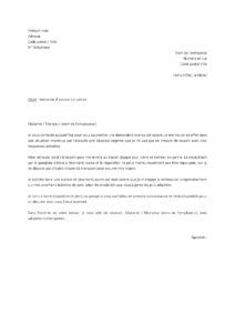 Lettre demande d’avance sur salaire pour financer réparation voiture