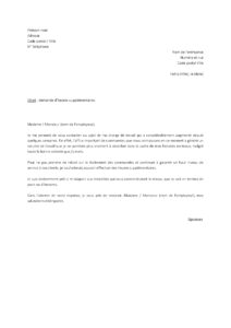 Lettre demande d’heures supplémentaires raison surcharge de travail