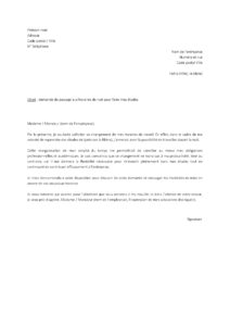 Lettre pour demander travailler nuit manière pouvoir reprendre études