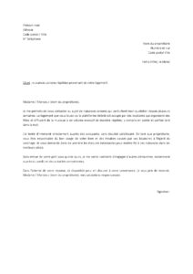 Lettre de plainte pour nuisances venant logement Airbnb