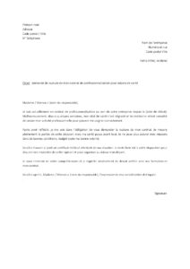 Lettre pour rompre contrat de professionnalisation pour raisons de santé