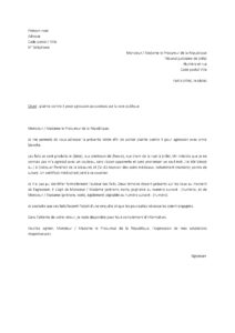 Lettre plainte pour agression couteau voie publique