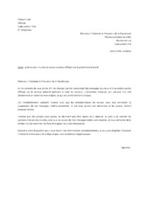 Lettre plainte pour insultes propos racistes forum Discord