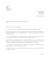 Lettre pour demander espace coworking afin travailler près chez soi