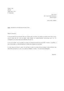 Lettre pour résilier Box Canine après décès chien