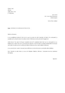Lettre pour résilier Box Canine échéance contrat raison hausse importante tarifs