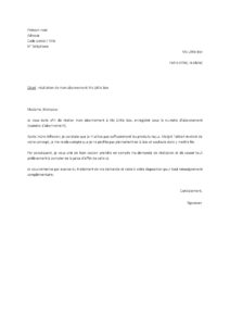 Lettre pour résilier My Little Box sans engagement pour manque d’utilisation produits