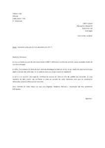 Lettre pour résilier abonnement recharge électrique IONITY avant échéance suite vente véhicule