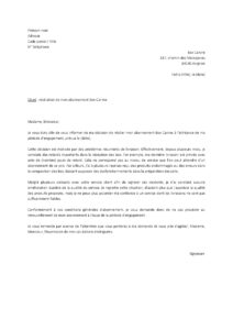 Lettre résilier Box Canine l’issue période d’engagement pour retards problèmes livraison récurrents