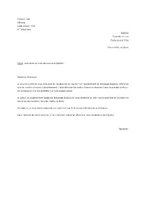 Modèle lettre résiliation abonnement télépéage Bip&Go raison hausse tarifs