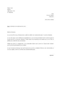 Lettre résiliation abonnement Japhy sans engagement après augmentation tarifs