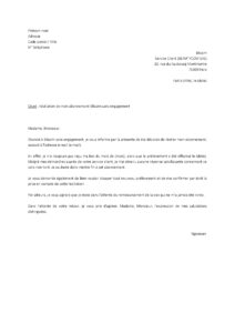 Lettre résiliation abonnement box Blissim sans engagement pour colis non reçu