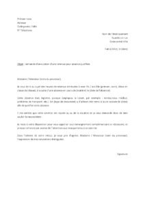 Lettre pour contester une retenue au lycée liée absence cours