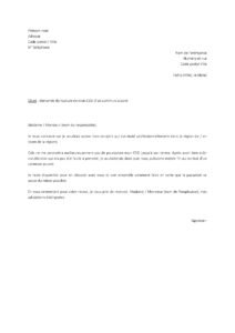Lettre rupture de CDD commun accord pour suivre conjoint autre région