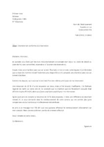 Lettre réclamation pour chambre hôtel sans vue sur mer