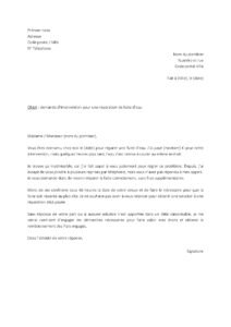 Lettre de réclamation à un plombier pour une fuite d'eau après réparation